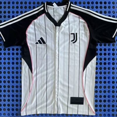 2025 Juventus Baseball Uniform White