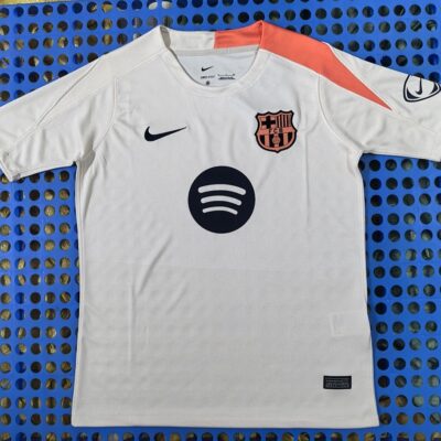 2025 Barcelona khaki pre-match training uniform