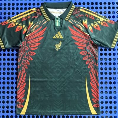 Mexican Green POLO Red Wings Pre-match Training Wear