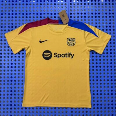 24-25 Barcelona yellow training jersey