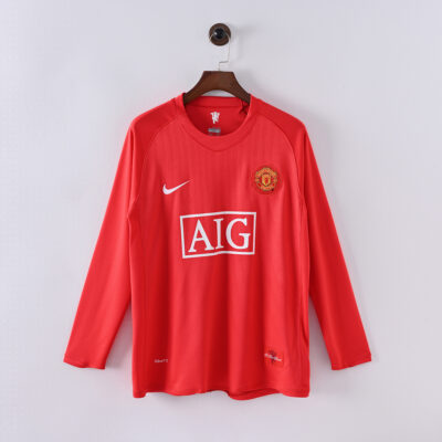 07-08 Champions League version of Manchester United home long sleeves
